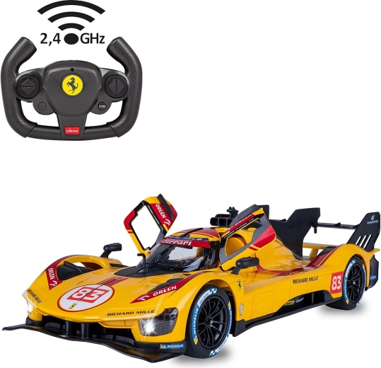 Mașină cu telecomandă JAMARA Ferrari 499P-N83 1:14 galbenă
