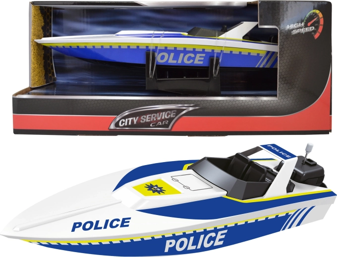 City Service Car barcă rapidă de poliție cu telecomandă 1:14