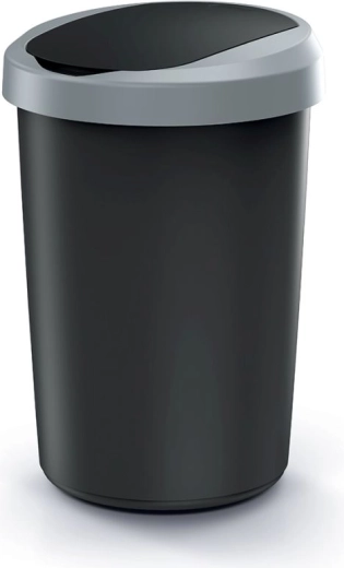 Coș de gunoi cu capac clapetă 40 l COMPACTA R