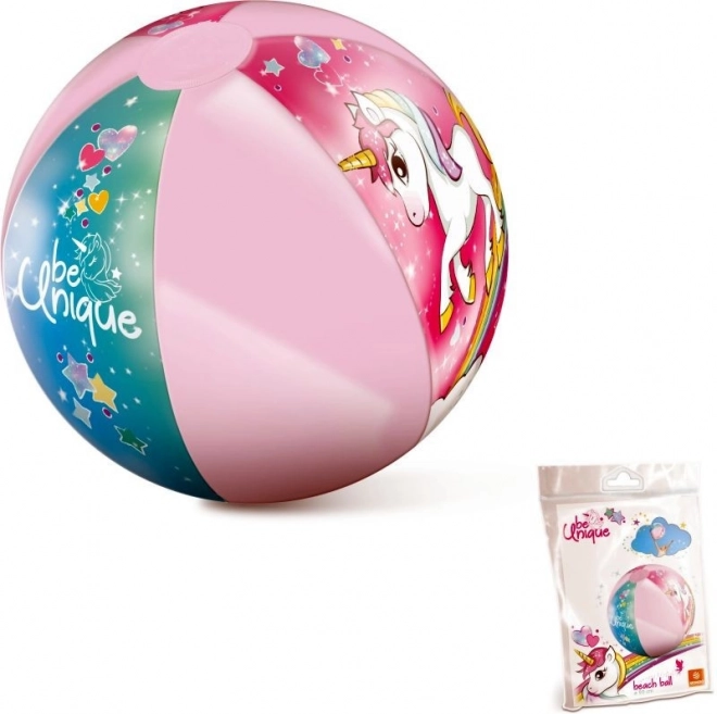 Minge gonflabilă cu motiv unicorn 50 cm