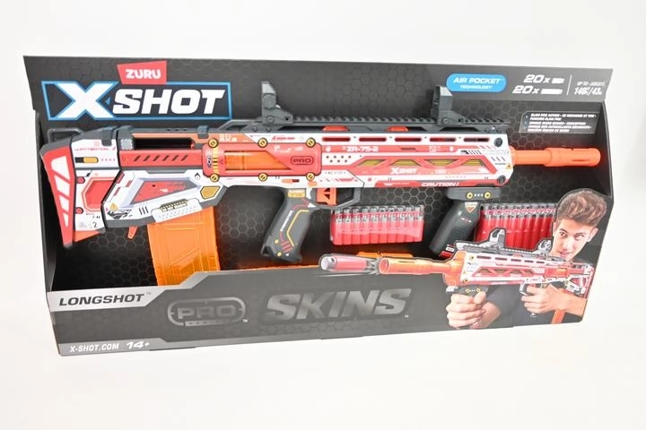 Blaster Zuru X-shot Skins Longshot cu rază de acțiune 43 m