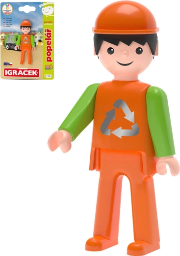 Efko Igráček MultiGO gunoier – figurină articulată pe carton - 1 bucată