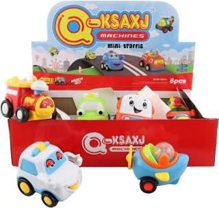 Mijloace de transport pentru bebeluși cu inerție – set 8 buc