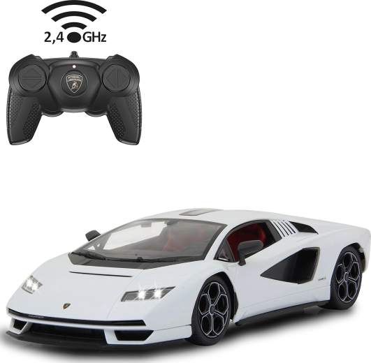 Mașină cu telecomandă JAMARA Lamborghini Countach LPI 800-4 1:16 albă