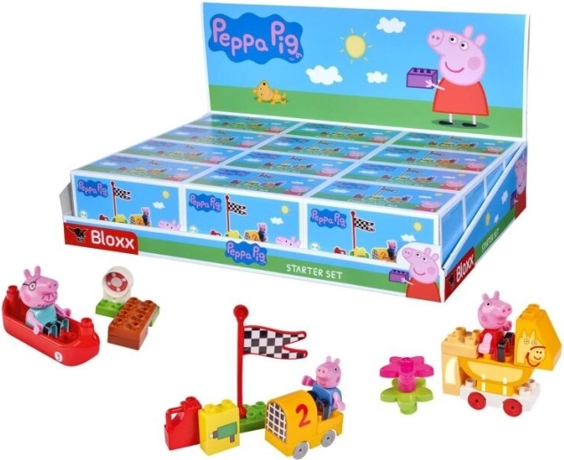 Set Constructie Purcelușul Peppa Starter cu Figurină