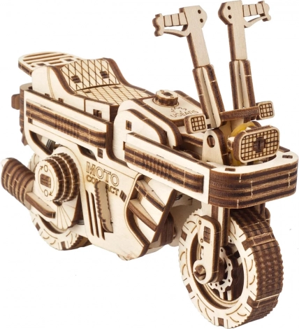 Ugears puzzle mecanic din lemn – scuter pliabil