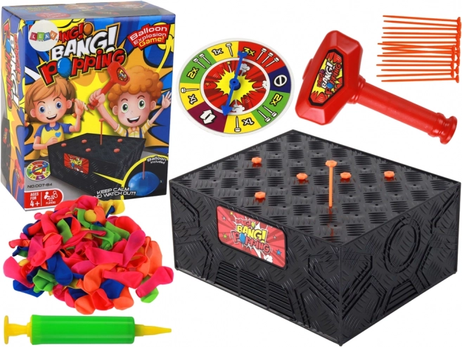 Joc arcade de familie Break the Balloon Hammer Nails
