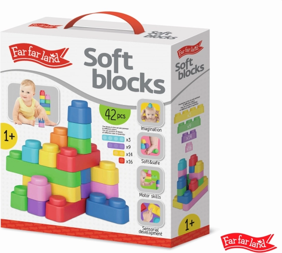 Set de construcție Moale 42 Blocuri Far Far Land