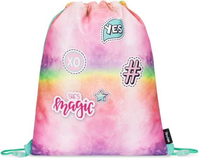 Set complet: sac și penar cu un singur nivel