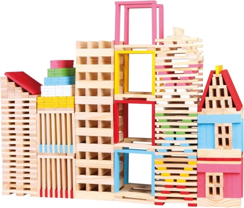 Set de construcții din lemn orașul Bino