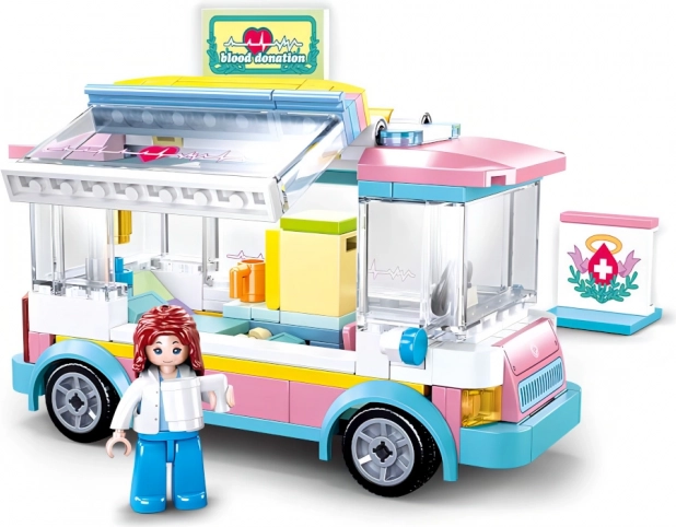 Sluban Girls Dream ambulanță – set de construcție pentru copii