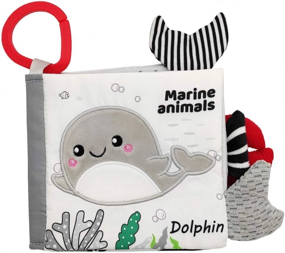 Cărticică senzorială cu contraste Akuku Marea