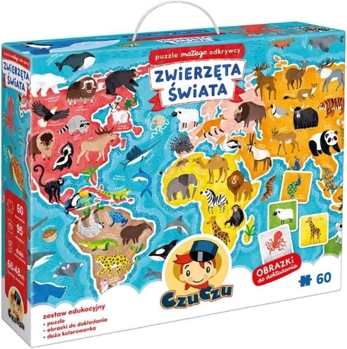 CzuCzu puzzle pentru micul explorator: animalele lumii