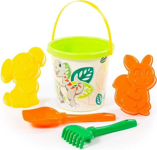 Set pentru nisip cu găletușă și forme