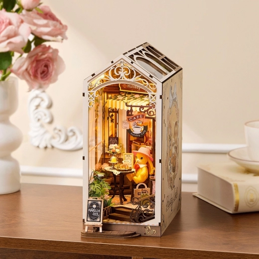 Opritor de cărți stabil și book nook cu design