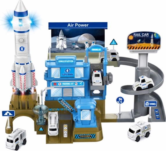 Sistem de parcare și circulație pe mai multe niveluri