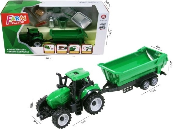 Tractor cu remorcă și accesorii