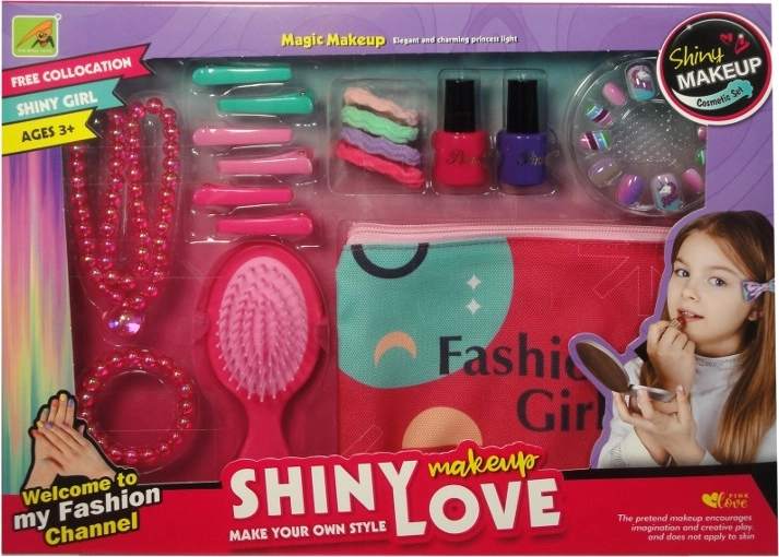 Set de frumusețe pentru fete cu trusă cosmetică și accesorii