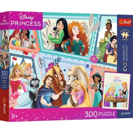 300 de piese cu motivul prințeselor Disney