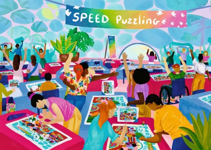 Puzzle Ravensburger pentru asamblare rapidă – 1000 de piese