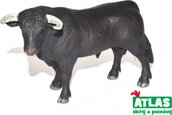 Figurină de taur pictată manual