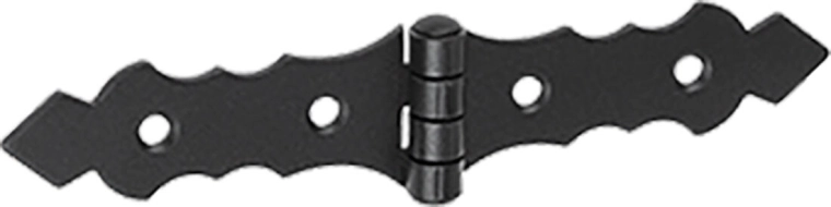 Balamă decorativă franceză 150 × 34 × 2 mm, neagră