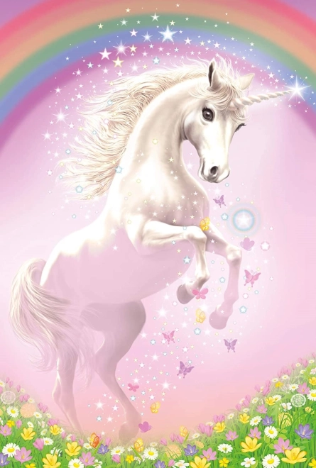 Puzzle Unicorn Roz 150 piese