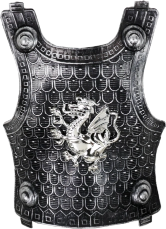 Cască și vestă în stil de cavaler