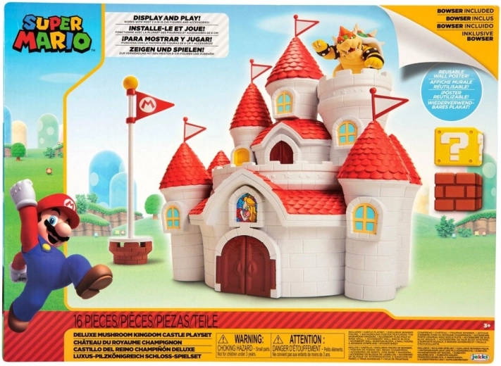 Set de joacă Super Mario – castelul din Regatul Ciupercilor