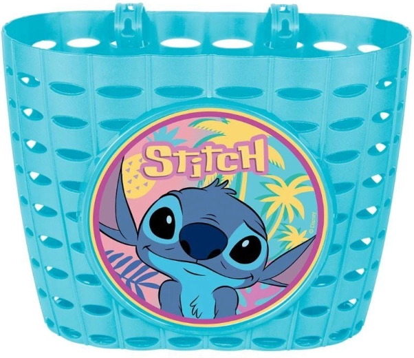 Coșuleț pentru copii pentru bicicletă Stitch turcoaz - 1 bucată
