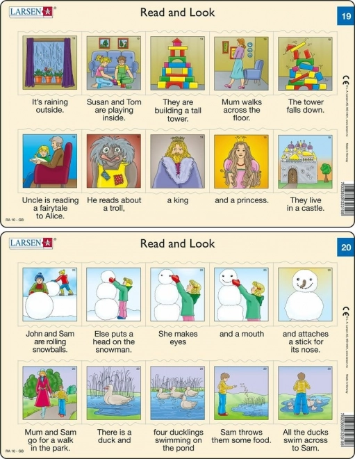 Puzzle Engleză – texte scurte, 10 piese