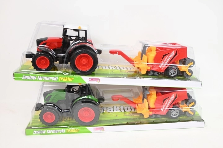 Tractor pentru copii cu utilaj agricol