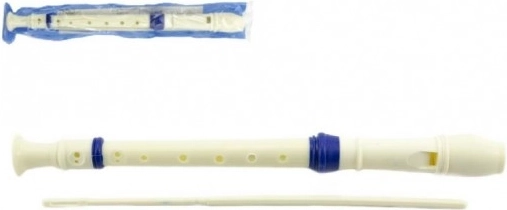 Flaută sopran din plastic 33 cm cu dispozitiv de curățare