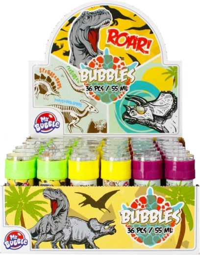 Baloane de săpun cu dinozauri 55 ml - 1 bucată