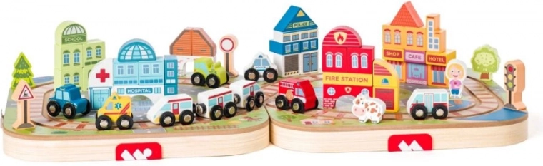 Valiză care se transformă în suprafață de joc