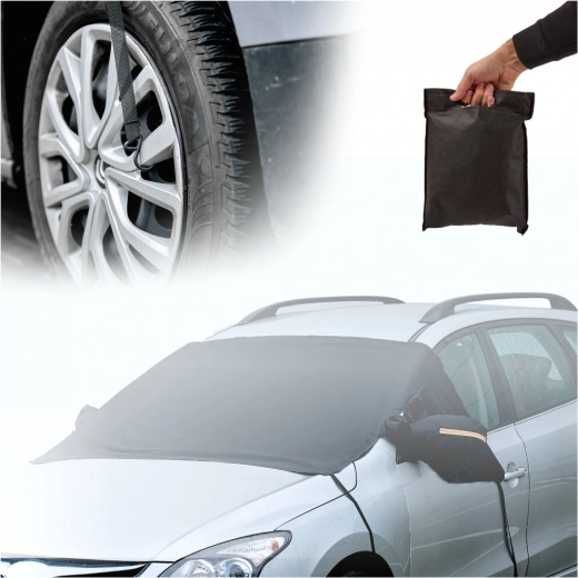 Parasolar magnetic anti-soare și anti-îngheț pentru parbriz auto