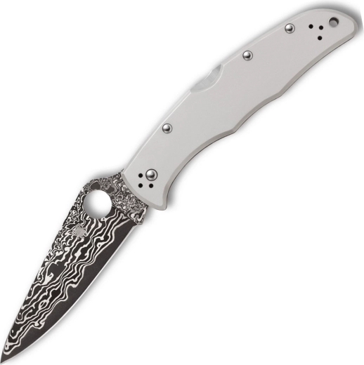Spyderco Endura 4 cuțit de buzunar din titan cu lamă damasc 9,7 cm