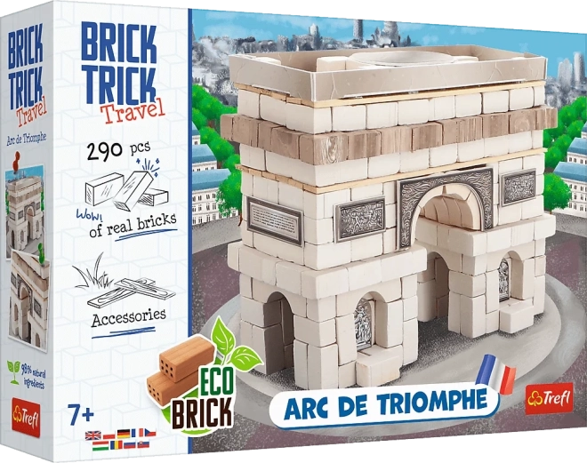 Set de construcție Arcul de Triumf Brick Trick Travel