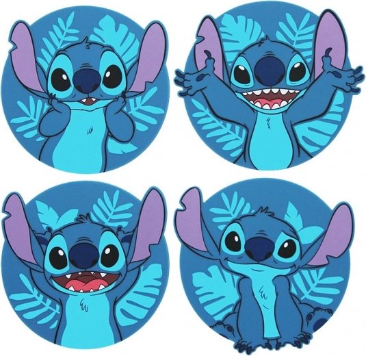 set de suporturi din silicon disney stitch (4 buc)