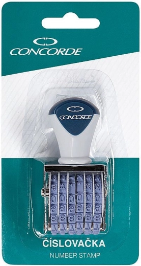 Numerator CONCORDE 4 mm pe blister