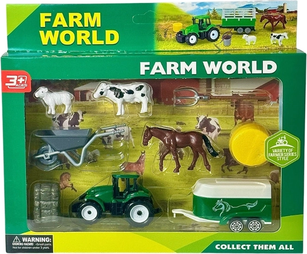 Set de fermă cu animale și figurină