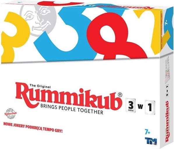 TMT Rummikub 3 în 1 joc de societate