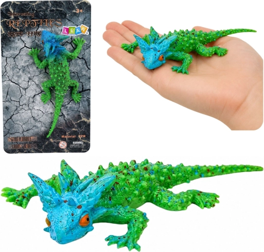Figurină realistă din cauciuc – șopârlă cu coarne, 20 cm