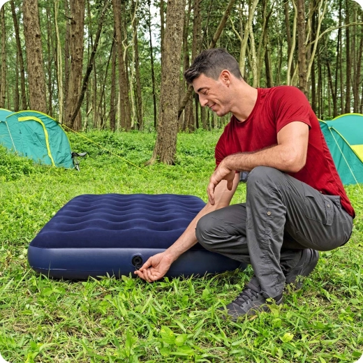 Pompă inclusă pentru umflare rapidă