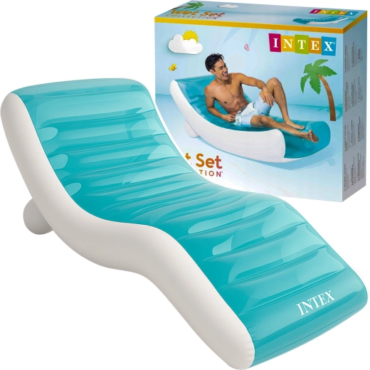 Intex șezlong gonflabil pentru apă 191 × 99 cm