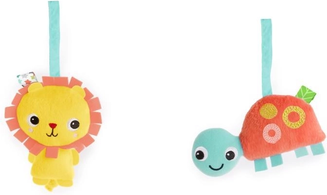 Distracție cu Taggies și bară de jucării