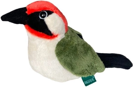 Ciocănitoare verde, mascotă pasăre 13 cm