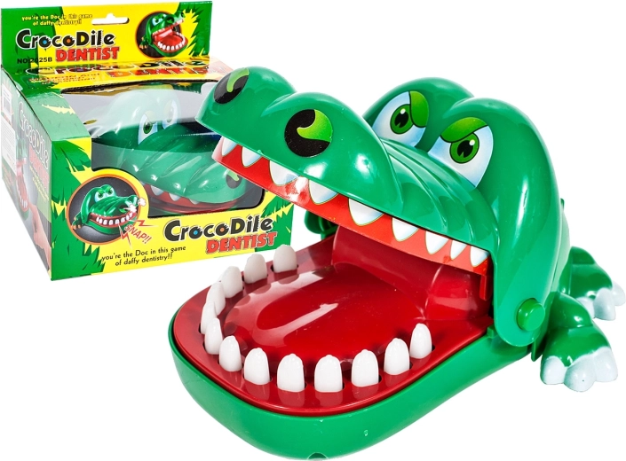joc dinte bolnav – crocodil la dentist 16 × 13 cm