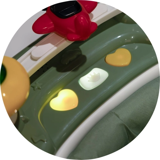 Panou interactiv cu lumini și muzică