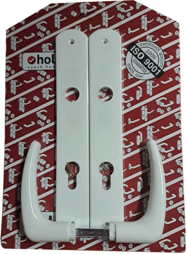 Mâner Klasik cu șild XXL 90 mm PZ plastic alb